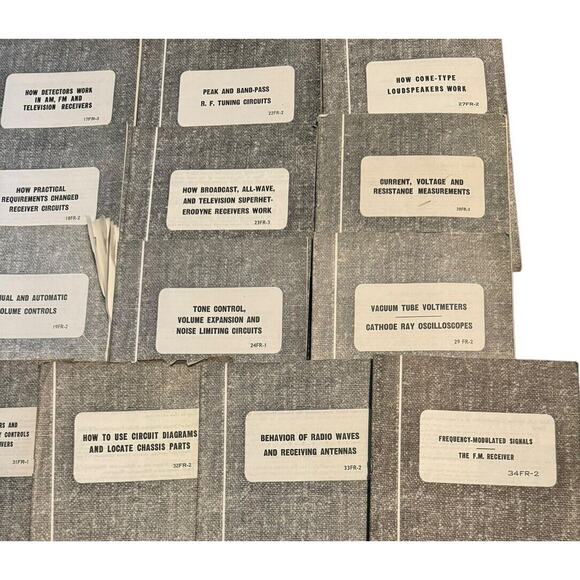 National Radio Institute Pioneer Home Study Reference Booklets (26) TV AM READ - Picture 3 of 10